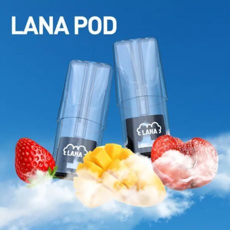 LANA透明發光煙彈草莓味