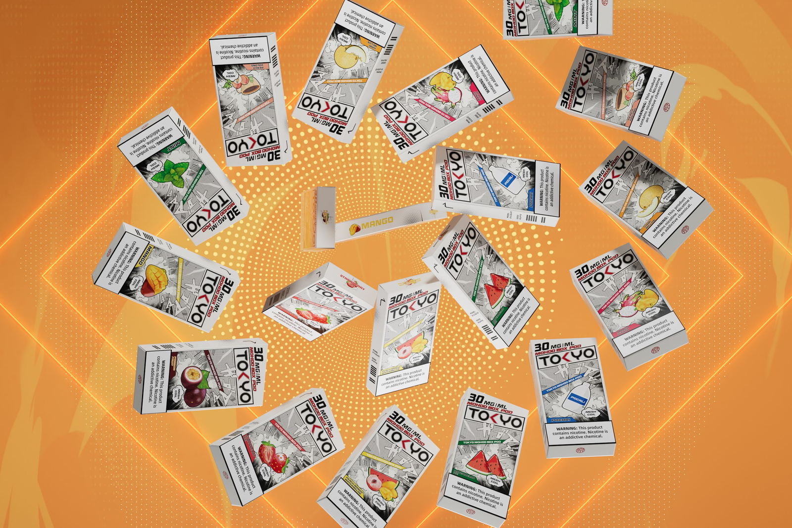 東京魔盒煙彈产品展示